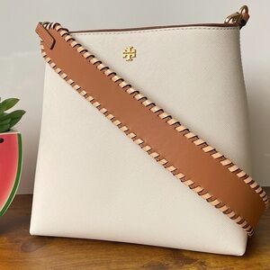 Tory Burch Leather Bucket Bag